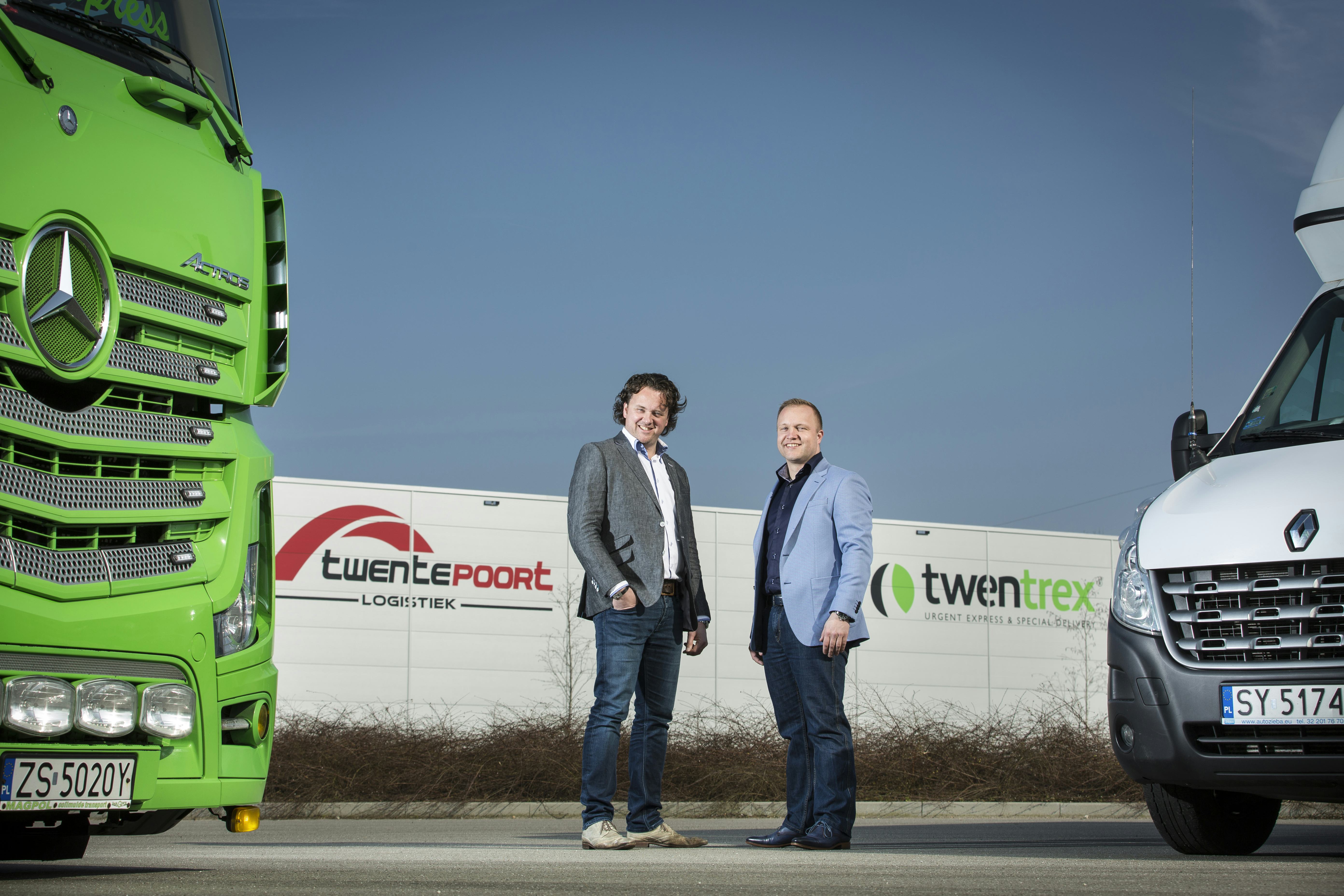 Arno Brokelman (links) en Martin Noeverman vormen de directie van Twentepoort Groep