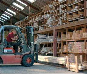 Bouwmaterialengroothandel hub-netwerk