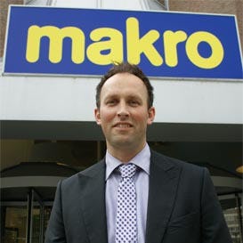 Frank J. Bakker, head of supply chain management bij Makro