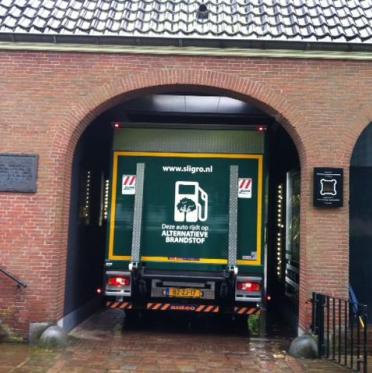 Sligro zet schone truck in voor stadsdistributie