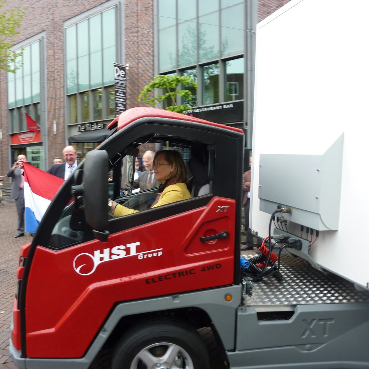 Cargohopper maakt eerste meters in Enschede