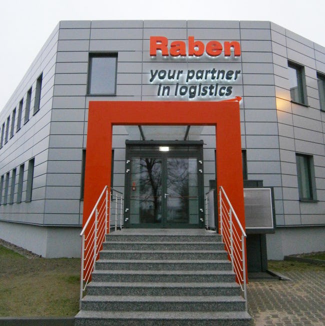 Nieuw logistiek centrum van Raben in Polen