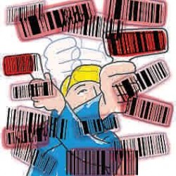 Barcode of alarmcode