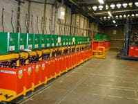 Inrichten van een batterijlaadstation