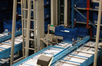 Een miniload is een orderverzamelsysteem voor automatische bakkenbehandeling