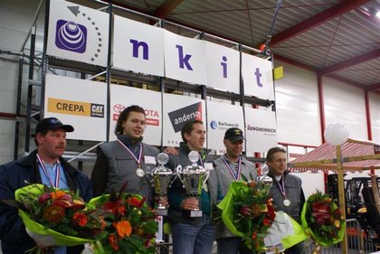 De top 5 van Nederland met Marcel van Eck in het midden