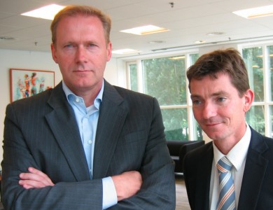 Wim Hutten en Martin Plaat van Pricewaterhousecoopers