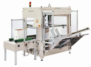 Dozenopzetmachine F2000; De Witt eindverpakkingssystemen