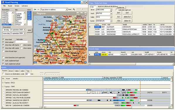 Voorbeeld van hedendaagse planmodule.