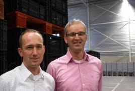 Hans Rietveld (l) en Dolf Grasdijk