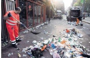 Afval logistiek evenementenlogistiek