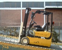 Vorkheftruck met automatische handrem