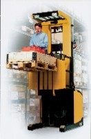 Heffende orderverzameltruck