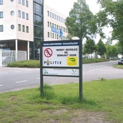 controle bedrijventerrein