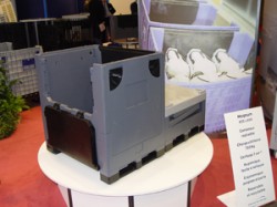 Inklapbare box voor zware lasten