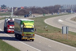 vrachtwagensnelweg