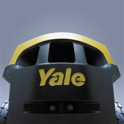 Eén van de heftrucks van Yale