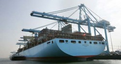 Emma Maersk in Rotterdam