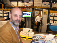 Leo Bruijgom bij Scala orderpicken