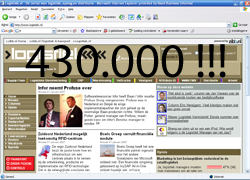 Pageviews Logistiek.nl januari