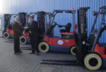 Heftrucks worden geleverd bij Mondi Packaging door Liftlease