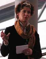 Gerda Verburg gaf een speech op agrologistiek congres