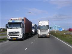licht optimisme in wegtransport