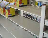 Lege schappen, out-of-stock