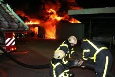 Brand bij Portena Logistiek