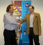 John Schouw (l.) en Raymond Kriekaard