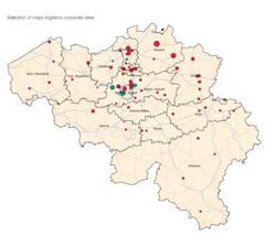Logistieke hotspots in België