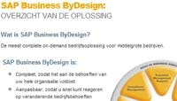 SAP Business byDesign - on- demand tool voor mkb gelanceerd