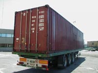 Gifgassen in container