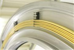 Een detail van de Swisslog's Multicar