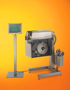 Eén van de labelprinters met RFID-technologie