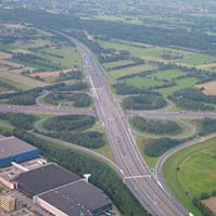 Bedrijven aan knooppunt 