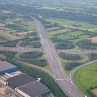 Bedrijven aan knooppunt