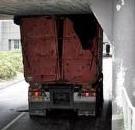 Klem rijden in tunnel