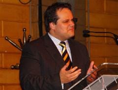 Staatssecretaris Jan Kees de Jager van Financiën sprak tijdens het Fenex-diner over onder meer AEO en verpakkingsbelasting