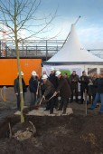 Symbolische start bouw nieuw dc K+N