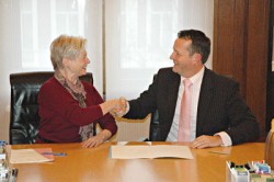 Maria van der Hoeven en Arthur van Dijk