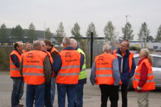 Staking chaufeurs bij Vos in Born