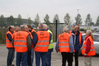 Staking chaufeurs bij Vos in Born