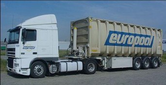 Eurotranspool is in opspraak geraakt door het transport van voedsel in vervuilde containers