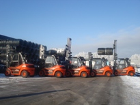 Linde trucks voor Van Merksteijn