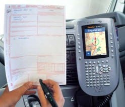 Digitale pen vrachtbrief