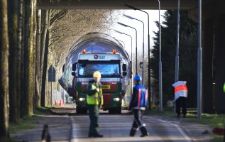 Transport vliegtuigwrak verloopt soepel