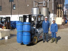 Gegalvaniseerde heftruck