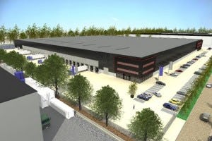 Het nieuwe dc van logistiek dienstverlener Rhenus wordt ingericht met palletstellingen, legbordstellingen, doorrolstellingen en een sorteersysteem