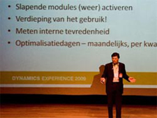 Guus Krabbenborg tijdens de Dynamics Experience 
